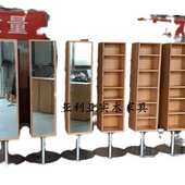 二黑木业月见旋转镜柜 实木全身镜柜 随心转放心摆