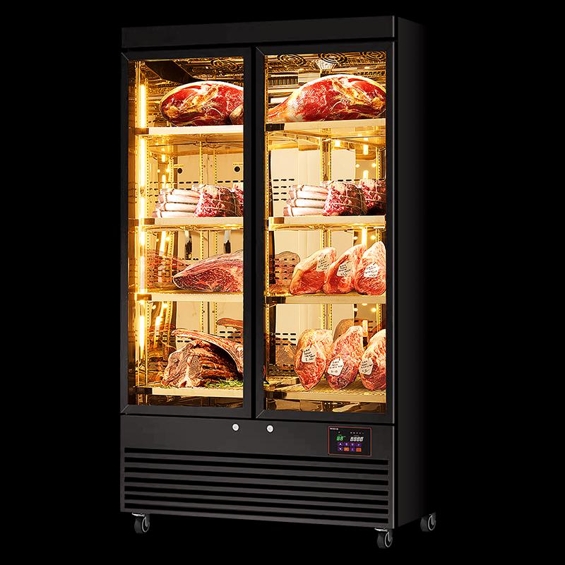 牛肉熟成柜商用牛排湿式厨房餐厅干式排酸保鲜冷藏冷冻展示柜