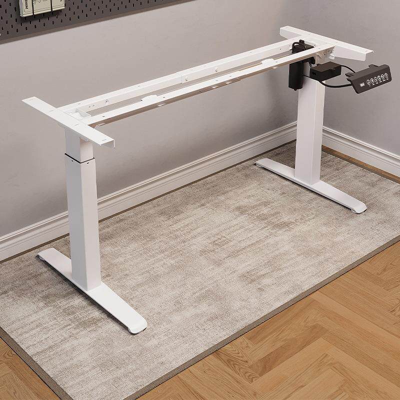 智能电动升降桌腿单电机单双横梁办公桌电脑桌支架学习书桌升降架