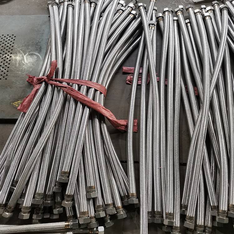 内外螺纹式金属软管304不锈钢金属波纹软管 双头螺帽金属编织软管