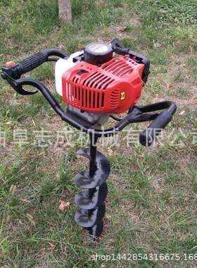 用小型地面打洞钻孔机果省CPA时省力农挖坑机园苗圃植挖种坑机