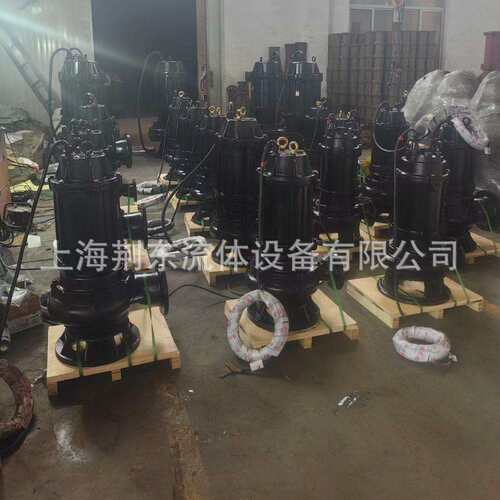 污水泵 无堵塞潜水泵潜水离心泵200WQ250-11-15大功率潜水排污泵