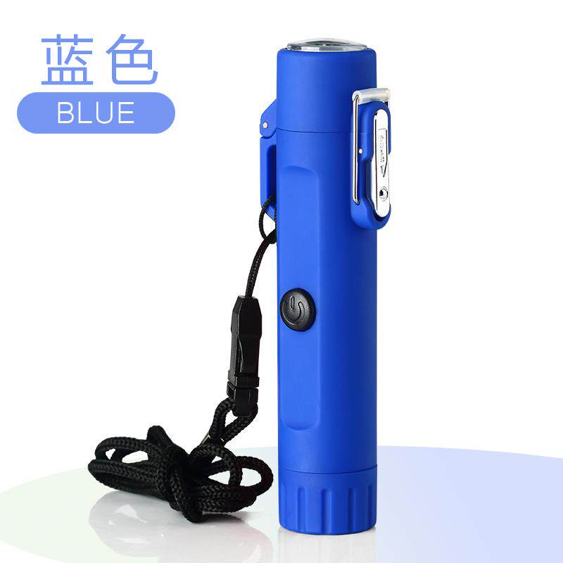 正品迷彩双电弧USB充电防电风机打火男 防水点烟子器带电筒个性创