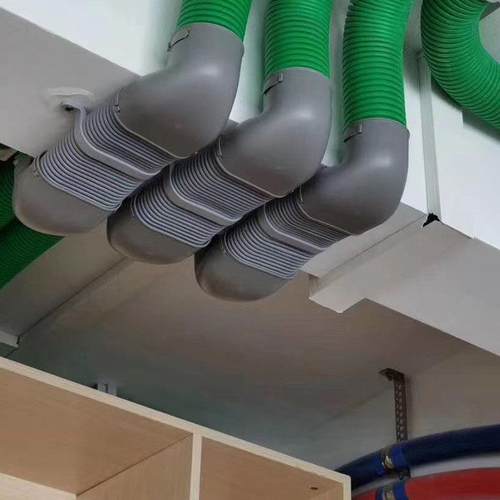 新风系统过梁器75 110pe扁管过梁器免打孔横梁转接器扁管配件专用