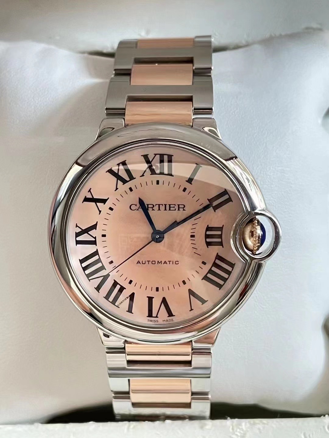 [9.8新]卡地亚蓝气球系列W6920033自动机械36mm女士手表