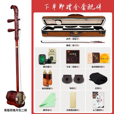正品正红阴品木二胡专业尊演奏中老年人虎琴厂直销二唐胡