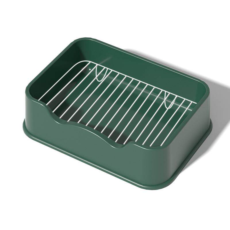 大号狗厕所泰迪宠物狗便盆尿盆防踩屎不锈钢小型犬博美专用厕所