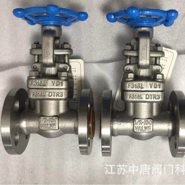 Z41Y-150LBRL美标锻造不锈钢闸阀 F316L温法兰闸阀 耐腐闸阀
