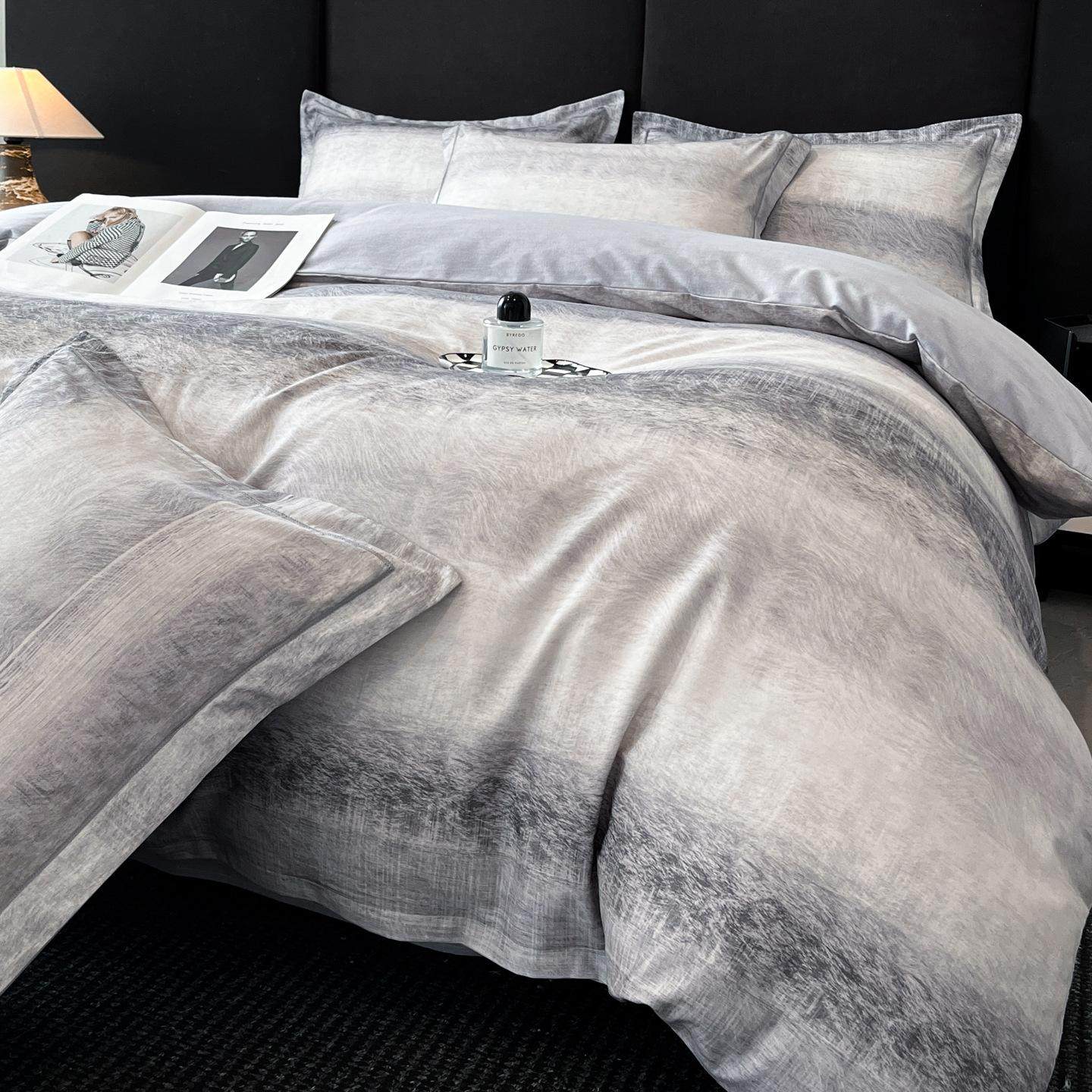 欧式高级感舒适全棉磨毛数码印花四件套秋冬床单被套舒适床品套件,床上用品,床品套件/四件套/多件套,淘宝优惠券,粉丝福利购,淘宝优惠卷