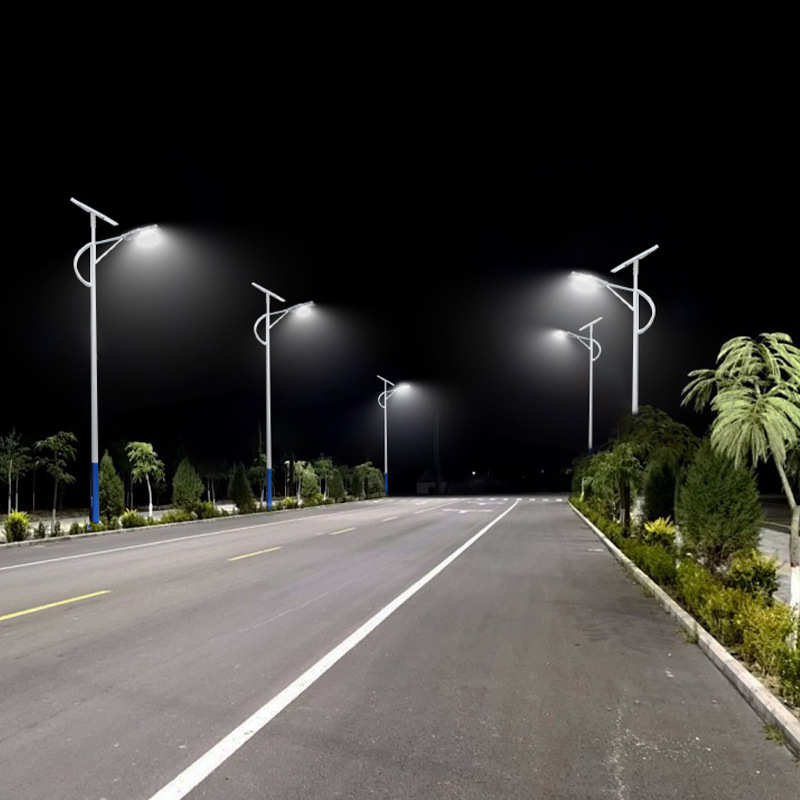 户外led太阳能路灯新农村6米道路市政工程单双臂灯杆太阳能路灯