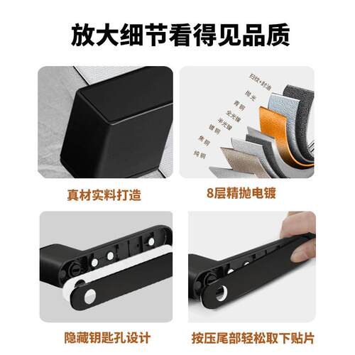 奶油风生态门锁锌合金一体门把手室内卧室房门锁家用静音木门锁