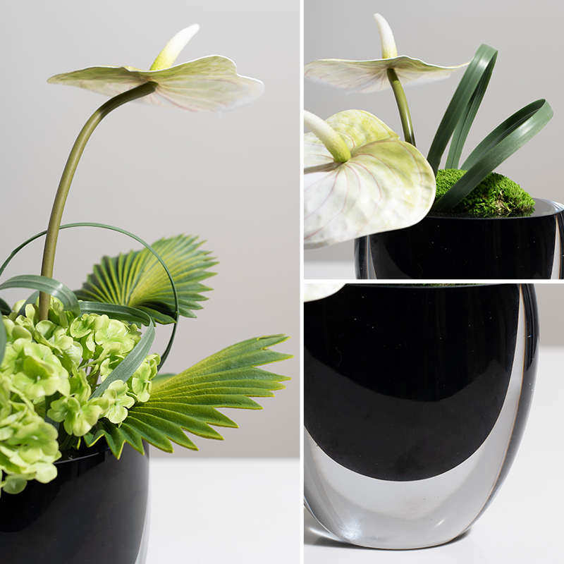 现代轻奢玻璃花器花艺摆件样板房桌面装饰花瓶酒店茶几插花装饰品,家居饰品,装饰摆件,淘宝优惠券,粉丝福利购,淘宝优惠卷