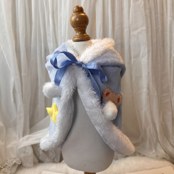 宠物狗派对宠物帽子毛绒斗篷帽子