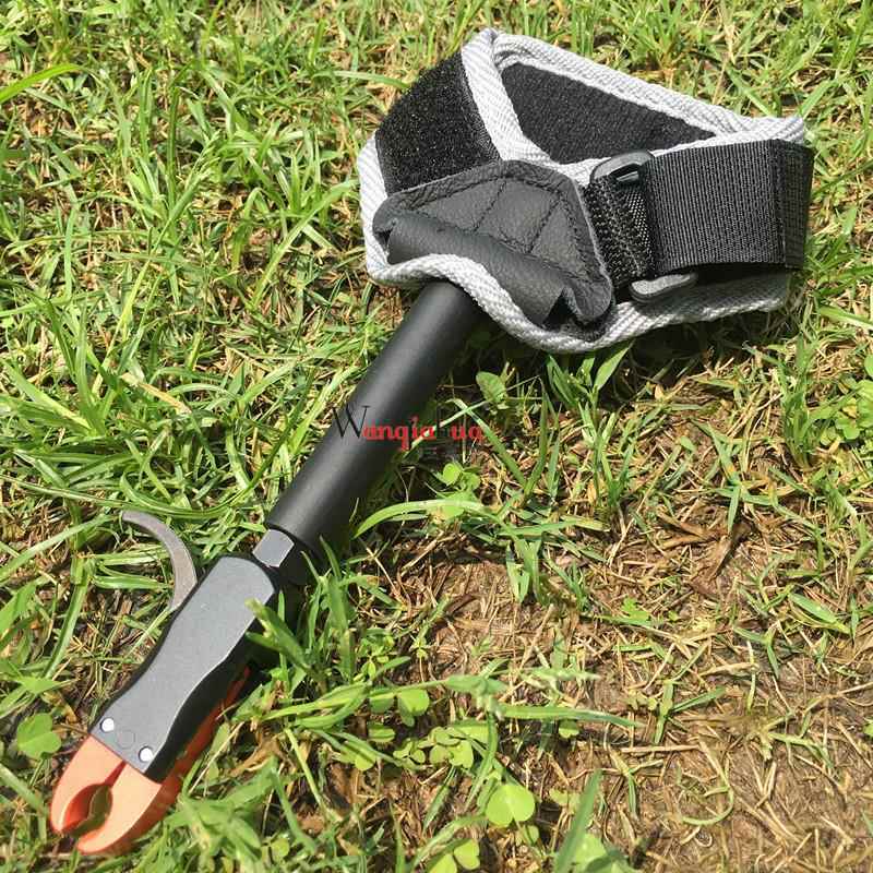 带式撒放器竞技射准滑轮弓配件红色夹嘴撒放器射箭用品旺嘉华