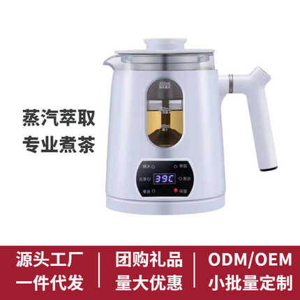 黑茶茶器小型茶壶玻璃花家用煮养保温迷你蒸汽萃取办公室礼品生壶
