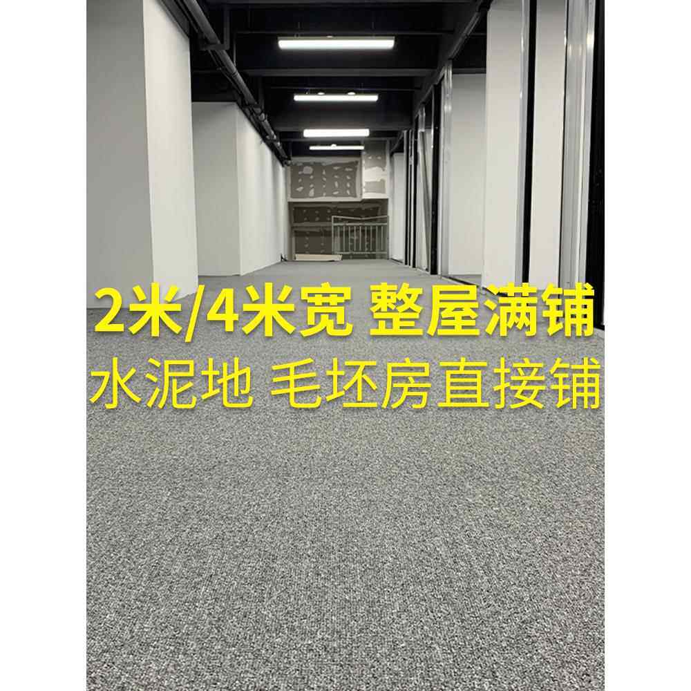 办公地毯、地板、地毯、大面积商业全屋房间水泥地板直接铺设客厅