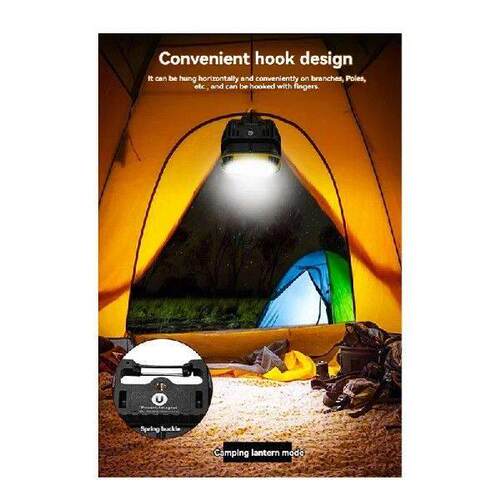 AEF6-Portable LED Spotlight Lantern Strong Light Flashlight