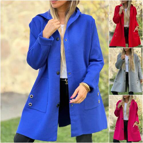 Single hooded jacket, woolen coat 单连帽夹克毛呢外套