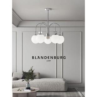 客厅吊灯中古时尚 艺术大厅灯 创意设计魔豆灯饰简约轻奢个性