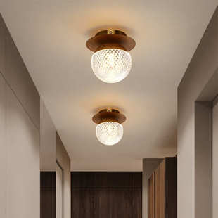 外贸中古床头灯新中式 玄关过道灯入户门厅灯衣帽间小灯LED灯