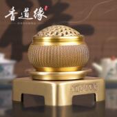 香炉纯铜家用小众高级香薰炉香道茶道供奉摆件檀香薰香炉香粉香炉