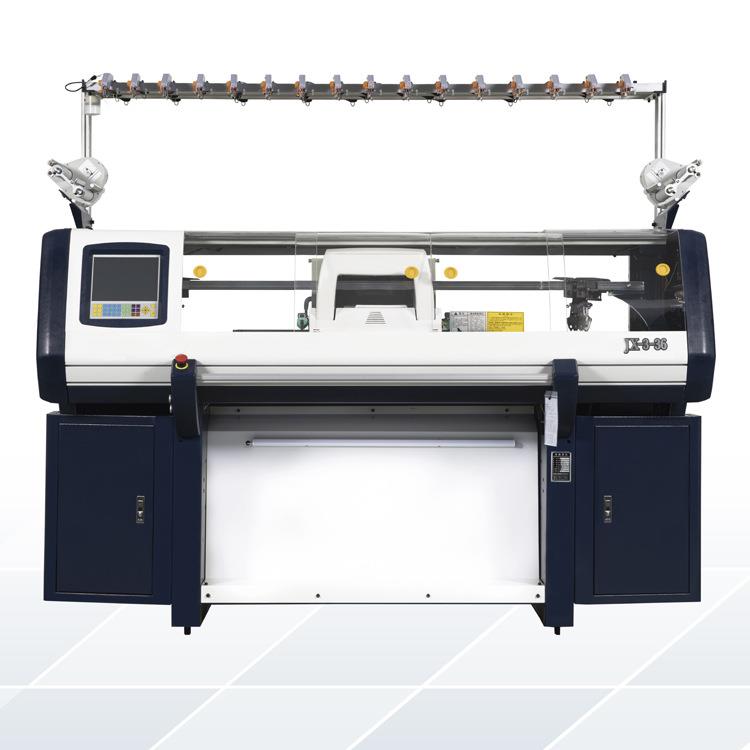 3D飞织鞋面机横机针织14G72寸三系统全自动鞋面机