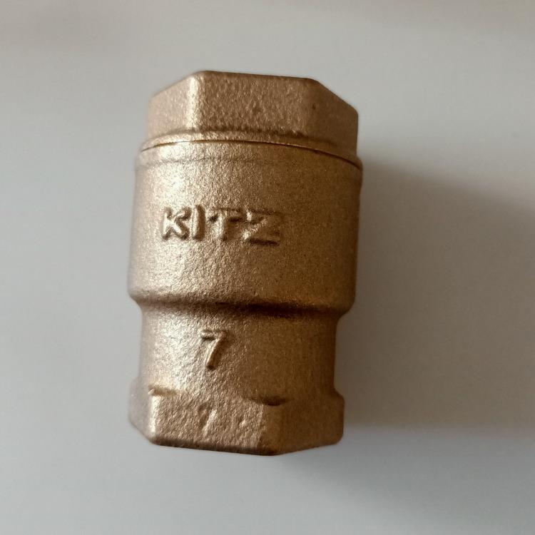 北泽KITZ青铜止回阀R旋启式单向阀蒸汽阀门4分6分1寸