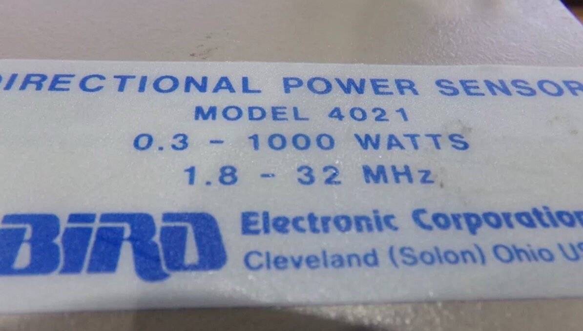 鸟电子型号：4021功率传感器。0.3-1000瓦，1.8-