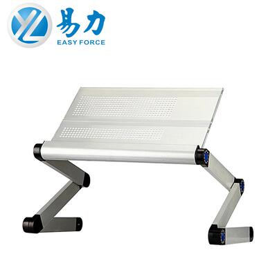 易力2016new 新款铝合金笔记本折叠电脑桌床上电脑桌本本桌带散热
