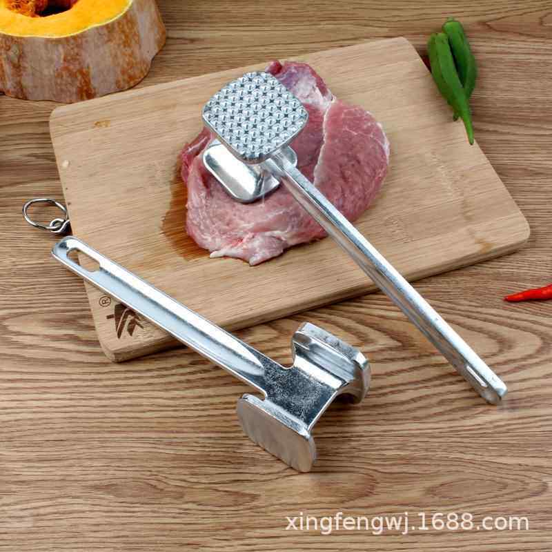 2019猪排锤双面松肉锤牛排捣肉锤器大排敲拍肉器竹制木头锤子棒
