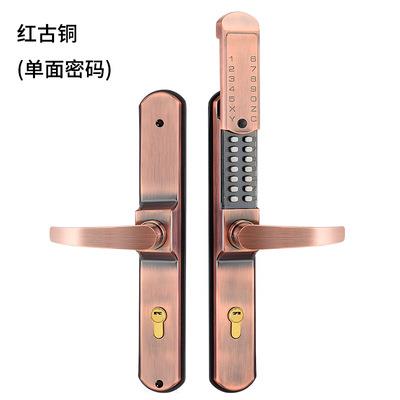 户外双面执手ROU机械密艺进码锁铁大门栅栏要门木门锁出都密码开