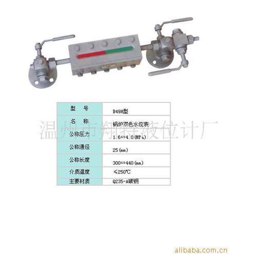 供应B49H-25C锅炉双色水位表双色液位计