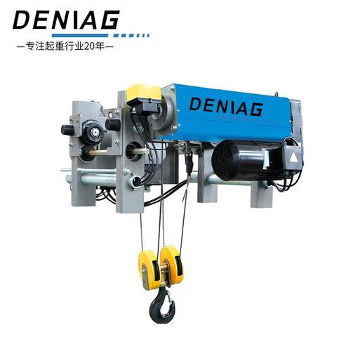 江苏厂家10T欧式钢丝绳电动葫芦ABM伺服电机配件变频双速