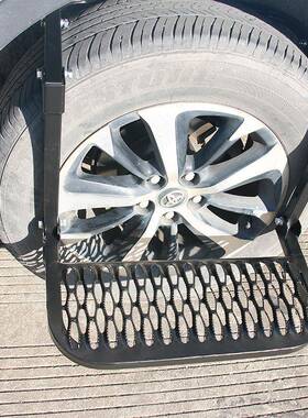 折叠轮胎踏板汽车越野SUV伸缩攀爬梯轮胎踏步梯tyre wheel step