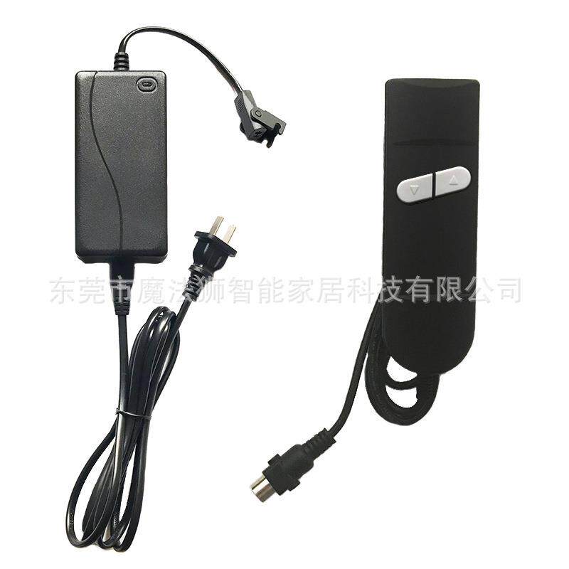 轻奢电动单人椅躺椅多功能头等太空舱皮艺沙发推杆电机升降控制器