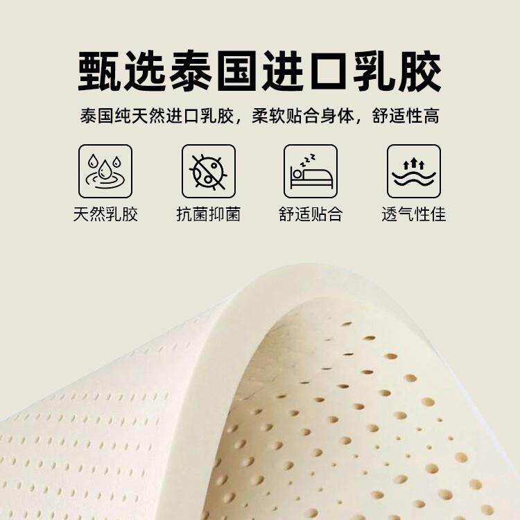乳垫10059805胶记忆棉床垫软用室180x200宿舍学生卧单家人榻榻米