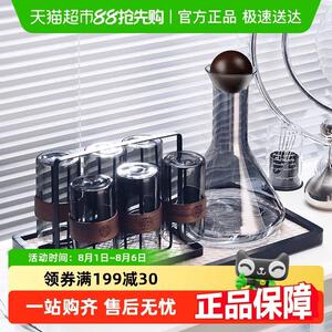 包邮格娜斯中式耐热高温高硼硅玻璃杯水杯套装待客喝水杯子泡茶杯