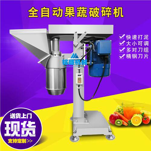 机现供应二黄姜IQB打泥机 全自动商用皮姜打馅 小型货鲜黄姜打馅