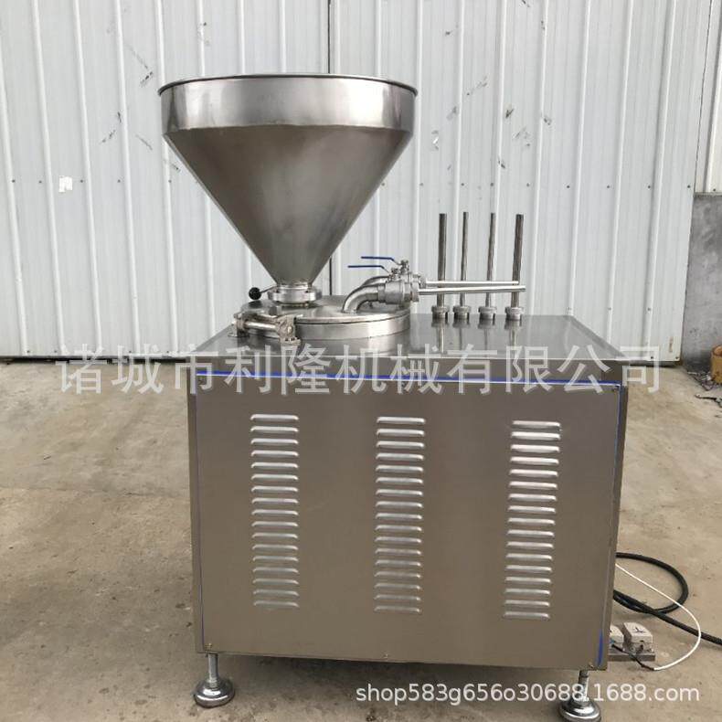液压香辣肠双管灌肠机器火腿肠加工整套设备小型灌肠机成型一体机