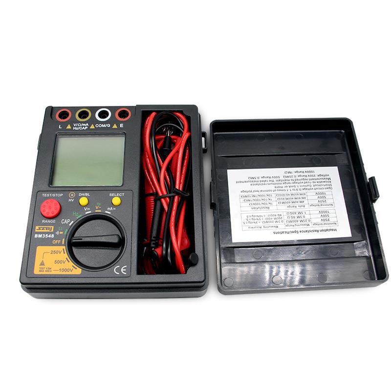 滨江 数字绝电阻测试仪9BM5348/ 兆欧滨江表 摇表 25缘0V/500V/10