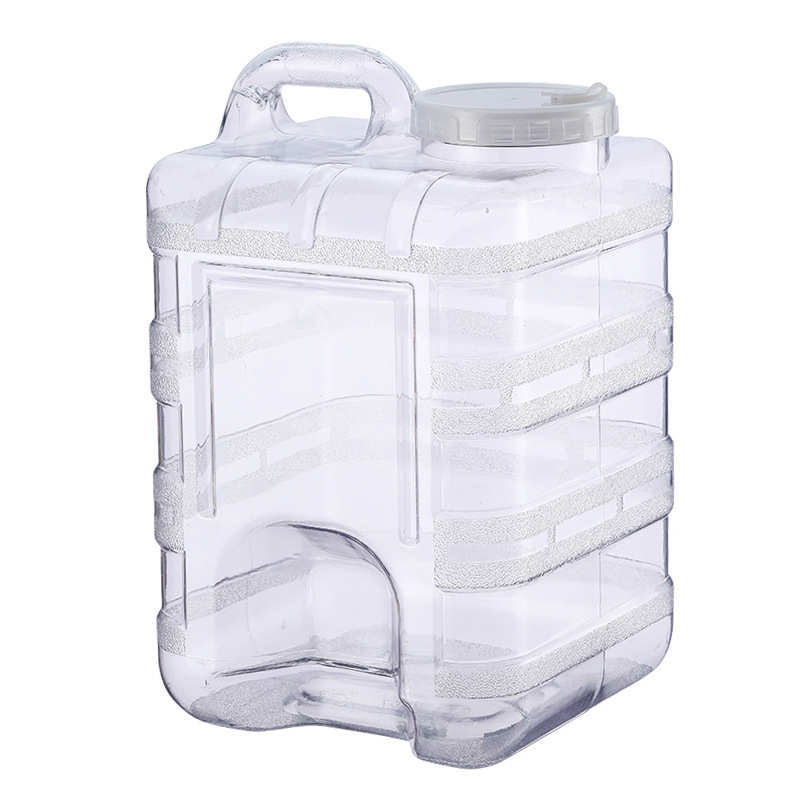 15升pc透明功夫茶储水桶手提家用纯净矿泉桶装水桶茶几泡茶饮水桶