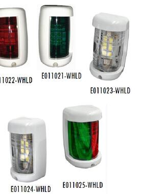 厂销白色外壳E011021系列12V LED 迷你航行灯游艇LED航标灯信号