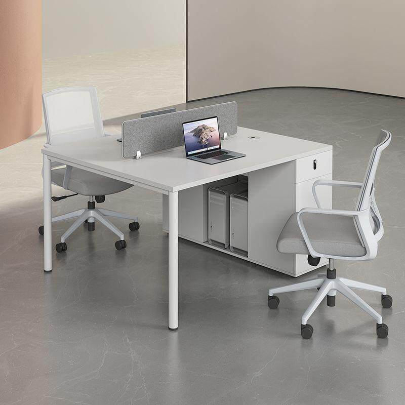 职员办公桌椅组合简约现代双人四人位员工卡座办公室电脑桌六人位