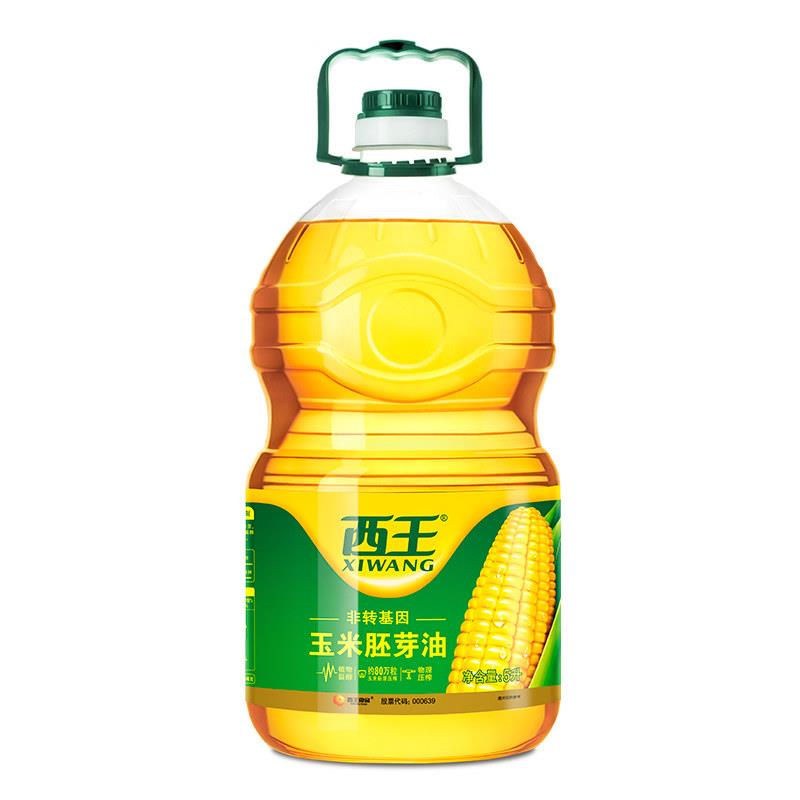 西王玉米胚芽油5L 非转基因 物理压榨 植物甾醇 健康玉米油 正品