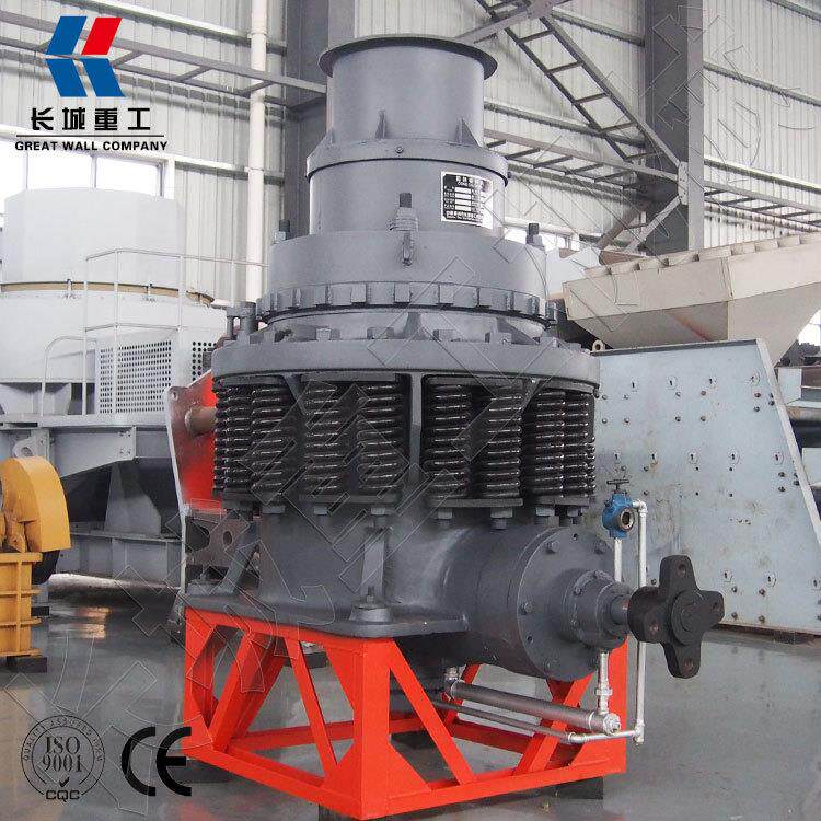 鹅卵石弹簧圆锥破碎机 花岗岩大理石铁矿石破碎机 圆锥破碎石机