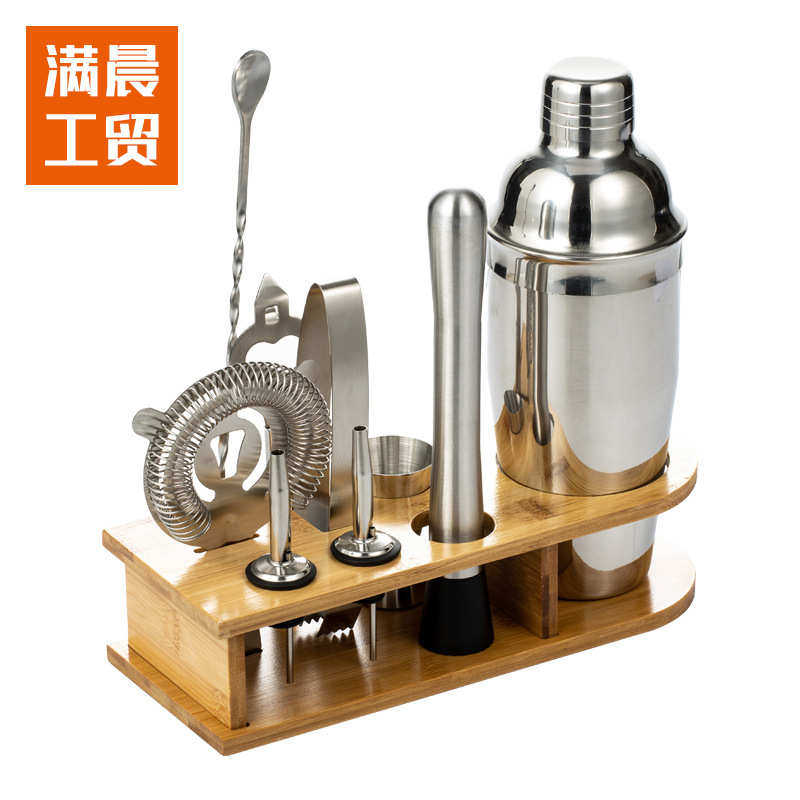 定制不锈钢调酒器套装鸡尾酒调酒器具LOGO可定制调酒器全套,餐饮具,酒具套件,淘宝优惠券,粉丝福利购,淘宝优惠卷