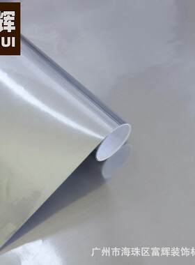 PVC金色自粘墙纸家具翻新贴纸镜面防水壁纸银色高光亮面波音软片