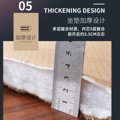 秋冬季通躺垫子午睡IEM椅子坐垫靠一体办公用室午垫休折叠椅摇椅