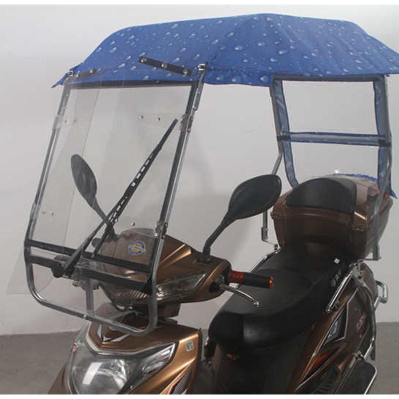 电动摩托车雨棚蓬篷人气防雨防晒遮阳伞电瓶自行车挡风罩夏天雨伞