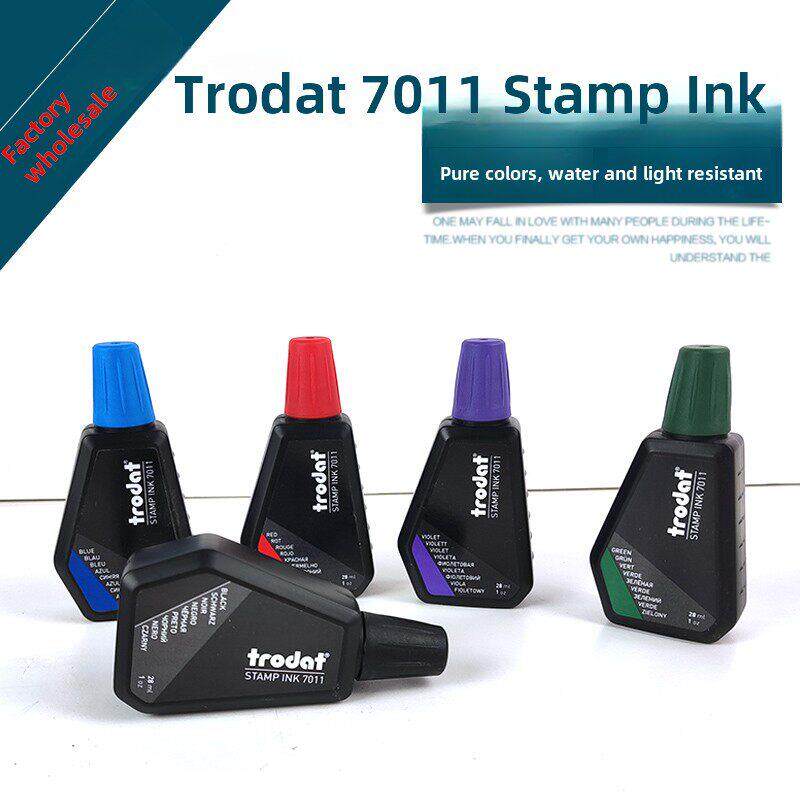 trodat卓达7011回墨印油 回墨印章专用油墨 翻斗印油 万次章印油
